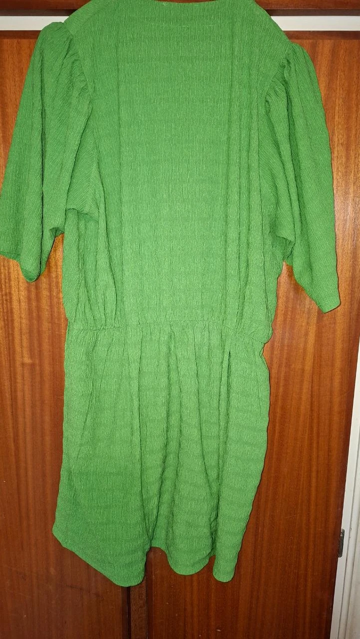 Vestido verde abotonado Shoeby talla L – vestido veraniego ligero – photo 2